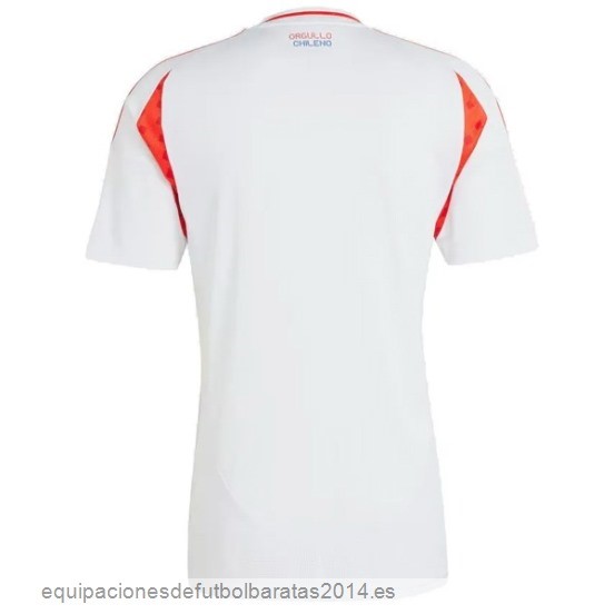 Nuevo Tailandia 2ª Camiseta Chile 2024 Blanco Baratas